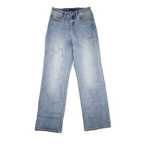 Judy Blue Light Wash Straight Fit Jeans – Size 7/28